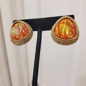 Charming Charlie Fashion Jewelry Pierced Earrings Brushed Goldtone